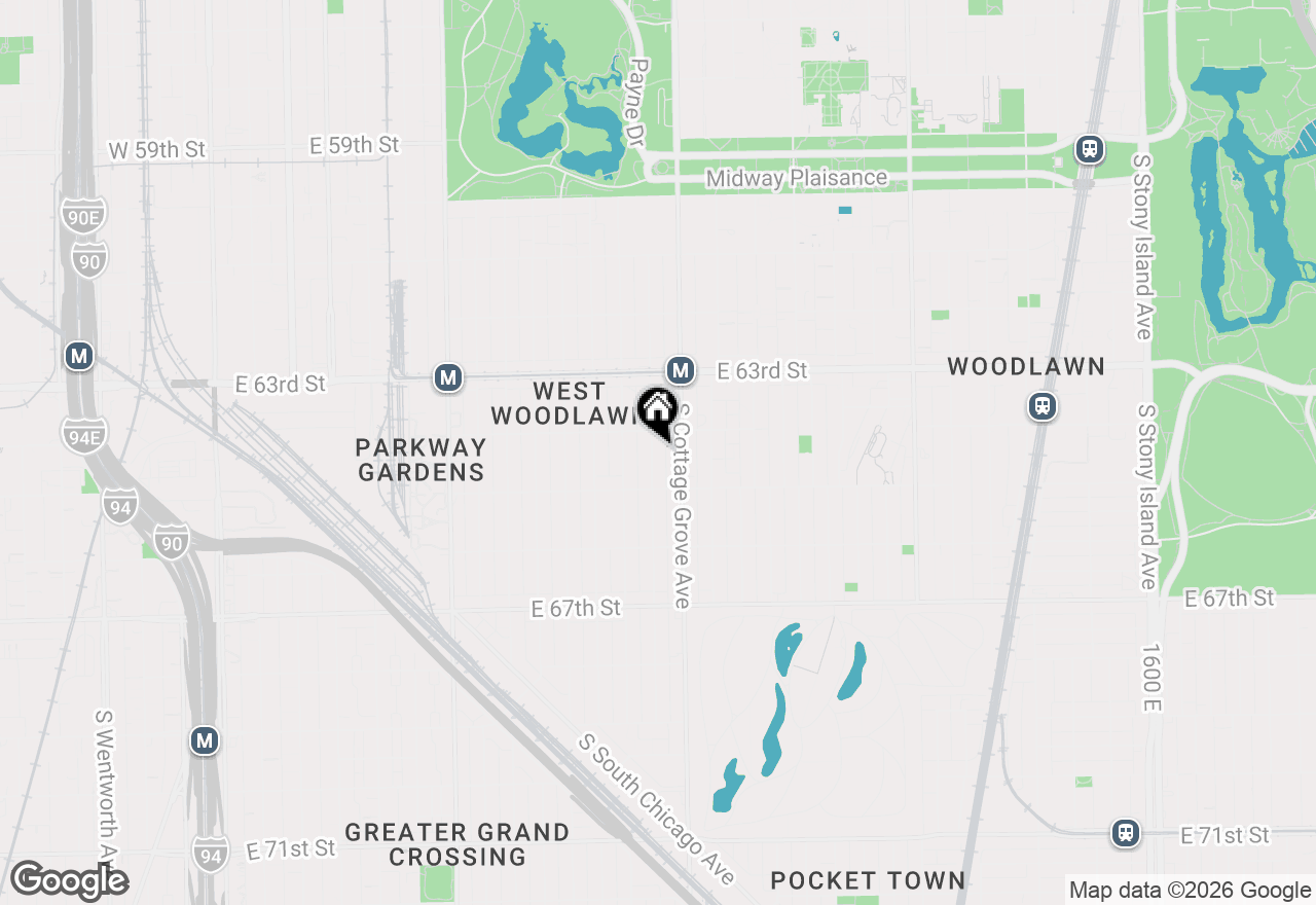 Map of 6423 S Evans Avenue, Chicago, IL 60637