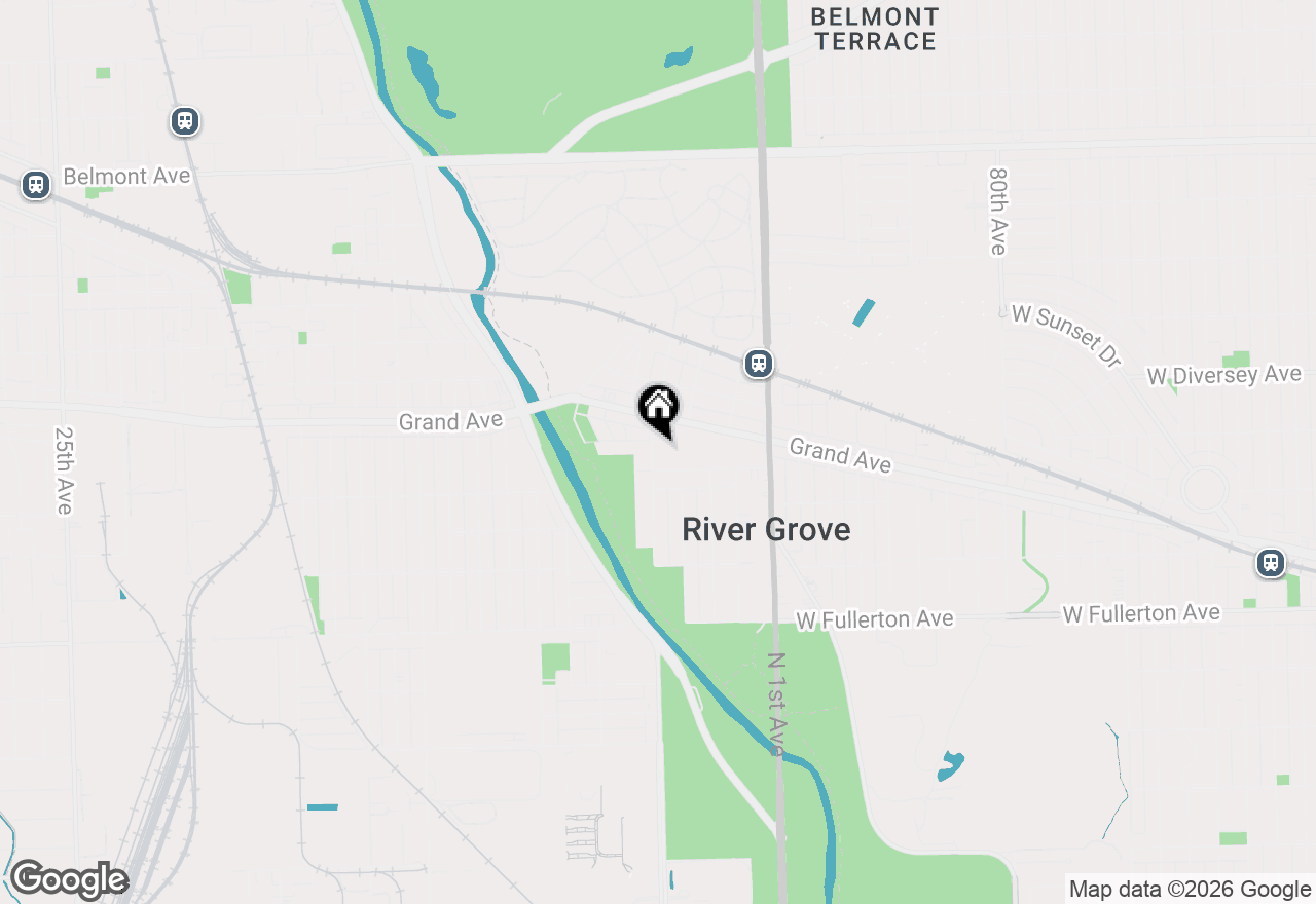 Map of 2637 Oak Street, River Grove, IL 60171