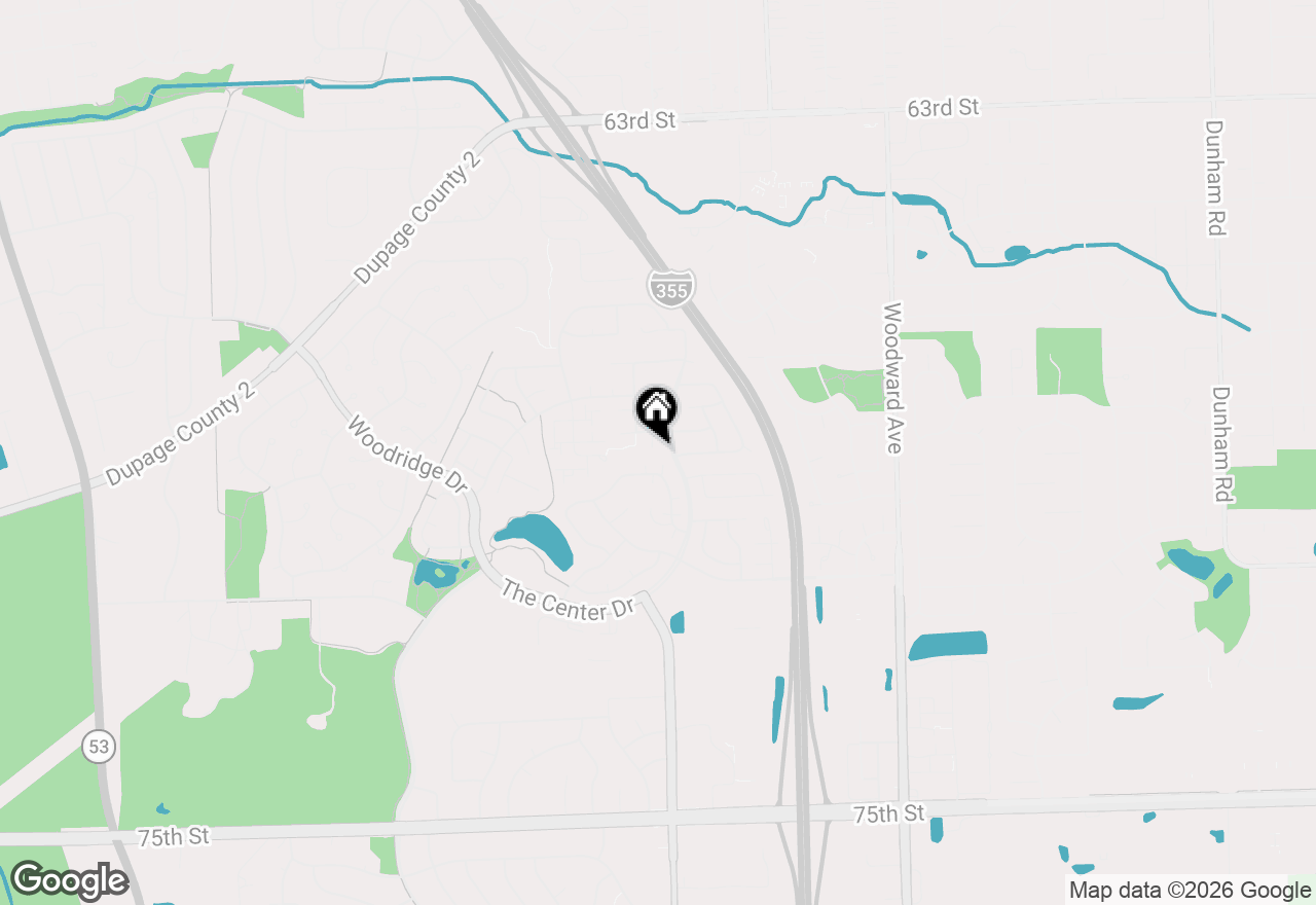 Map of 7 Oriole Court, Woodridge, IL 60517