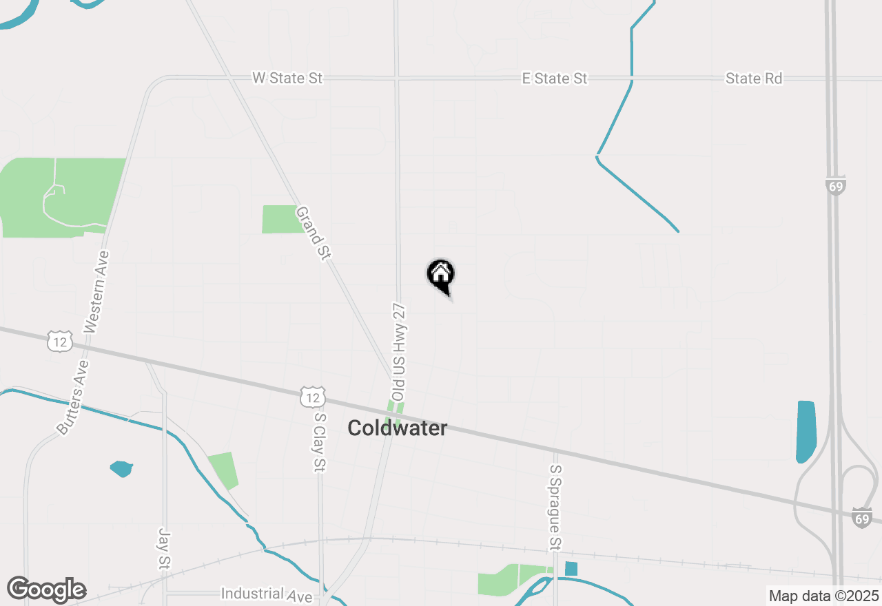 Map of 180 N Hudson Street, Coldwater, MI 49036