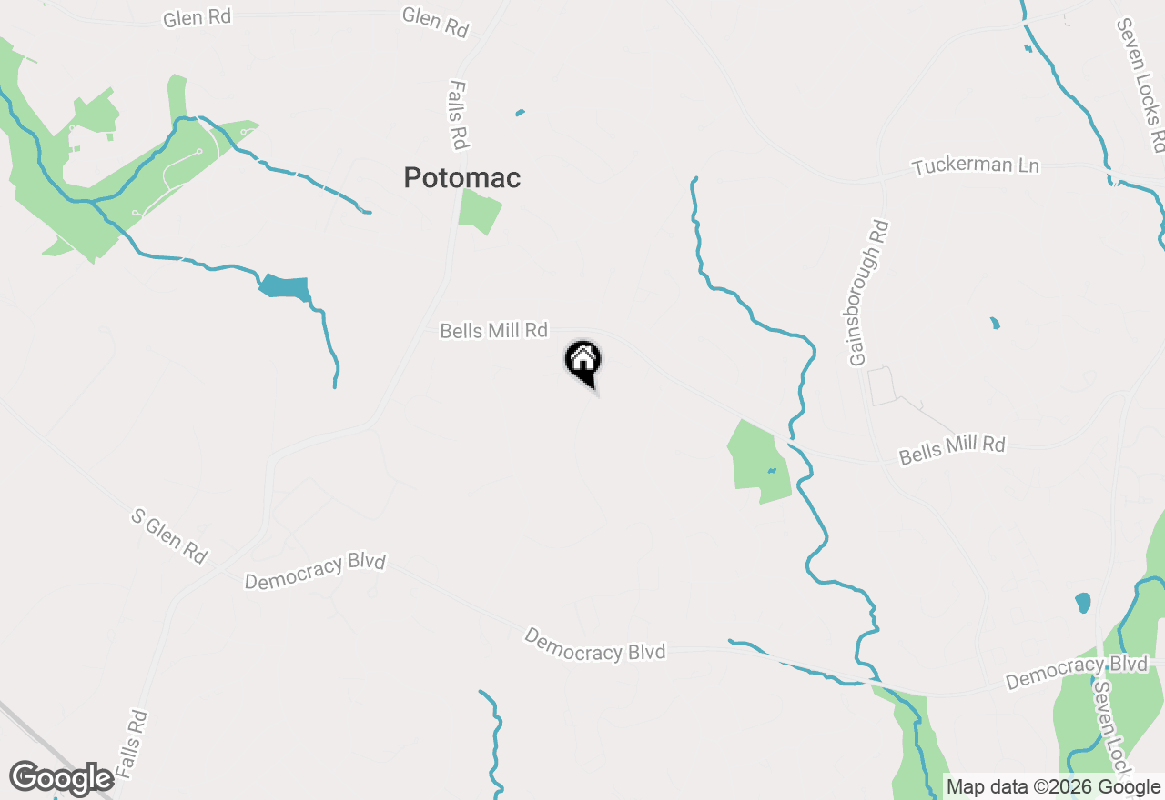Map of 10616 Willowbrook Drive, Potomac, MD 20854