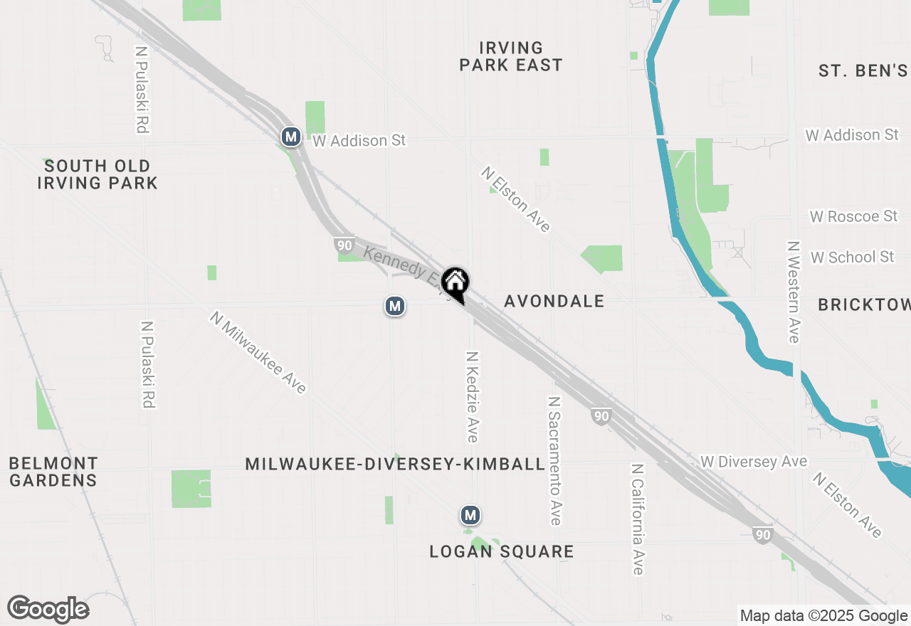 Map of 3143 N Sawyer Avenue, Chicago, IL 60618