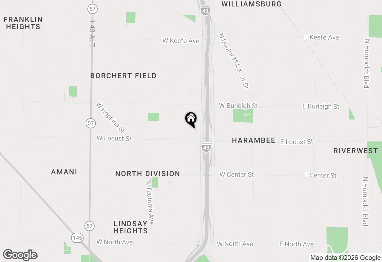 Map of 2939 N 9th St, Milwaukee, WI 53206