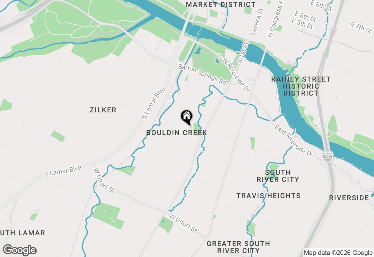 Map of 804 W Gibson St, Austin, TX 78704