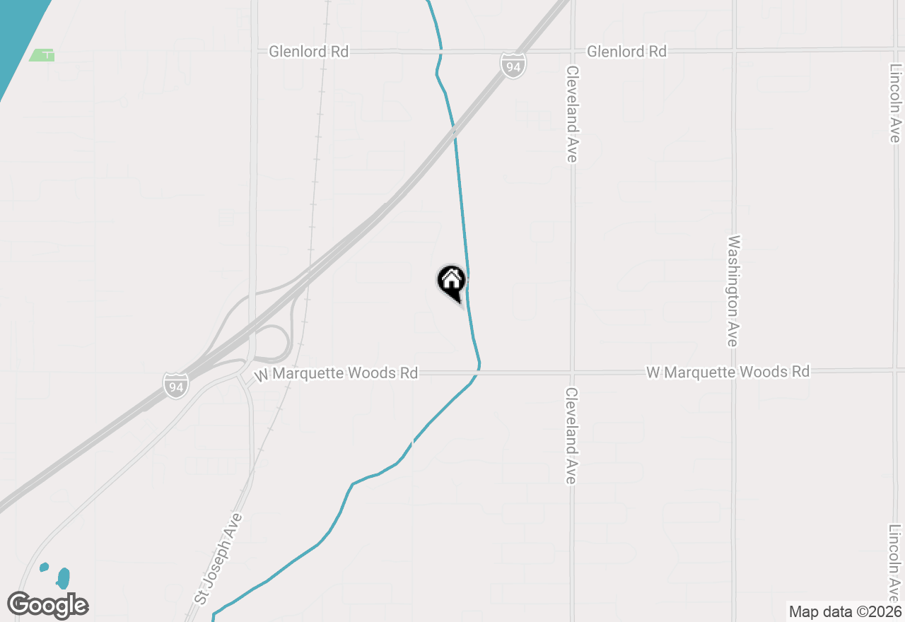Map of 4749 S Cedar Trail, Stevensville, MI 49127