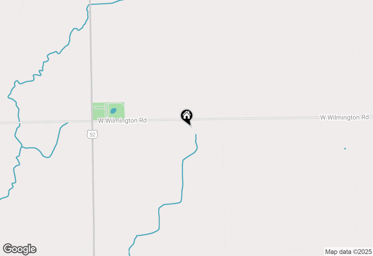 Map of 10615 W Wilmington Road, Peotone, IL 60468