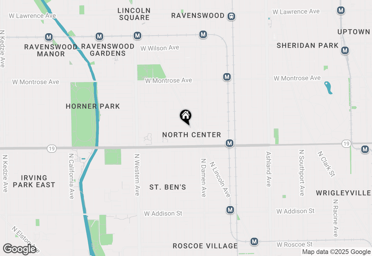 Map of 2062 W Belle Plaine Avenue, Chicago, IL 60618