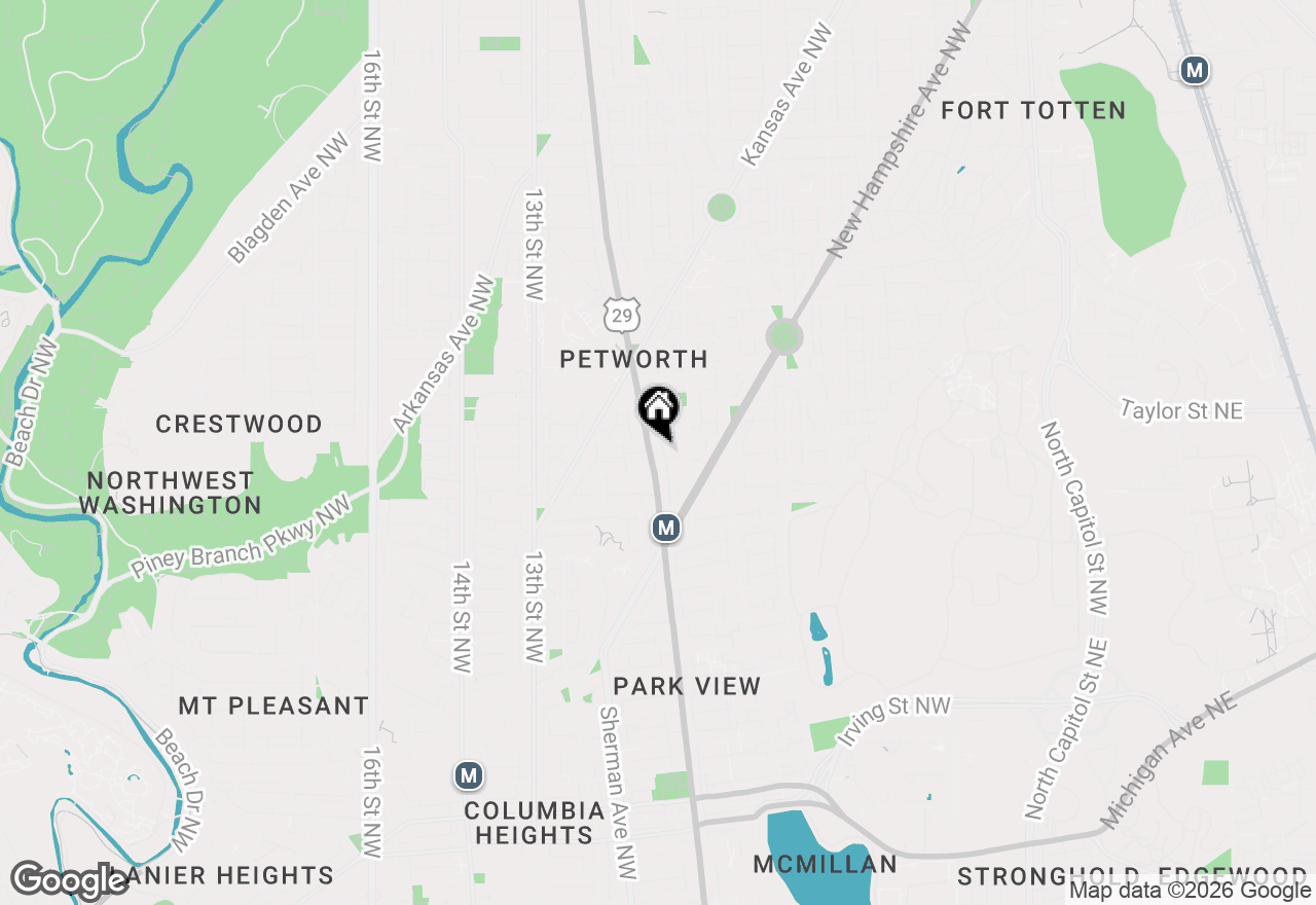 Map of 3925 Georgia Avenue Nw #7, Washington, DC 20011