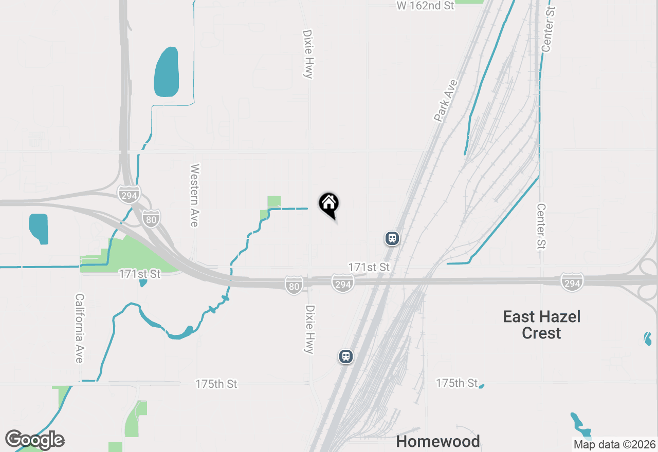 Map of 16951 Winchester Avenue, Hazel Crest, IL 60429