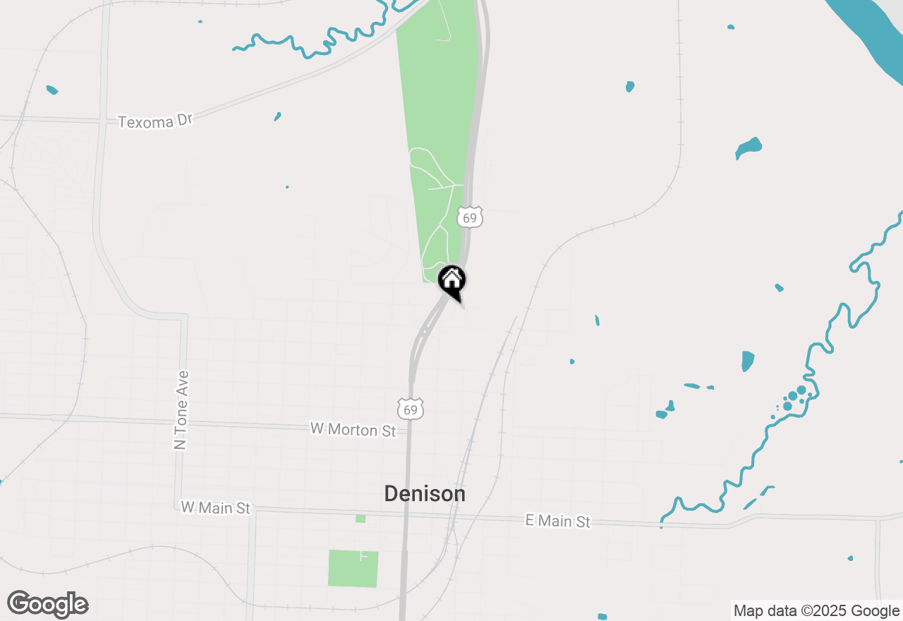 Map of 1020 Us Highway 69, Denison, TX 75020