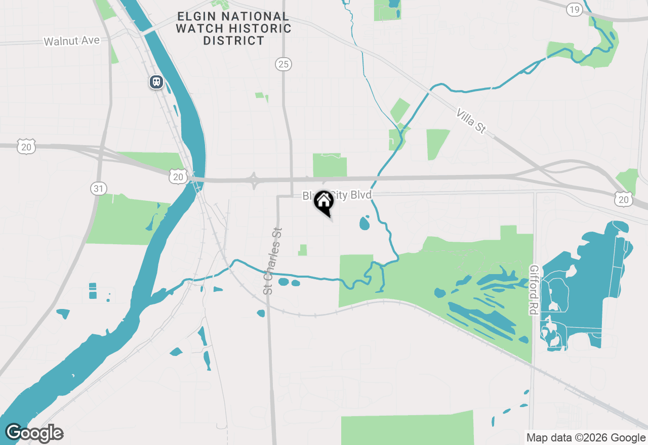 Map of 918 Lavoie Avenue, Elgin, IL 60120