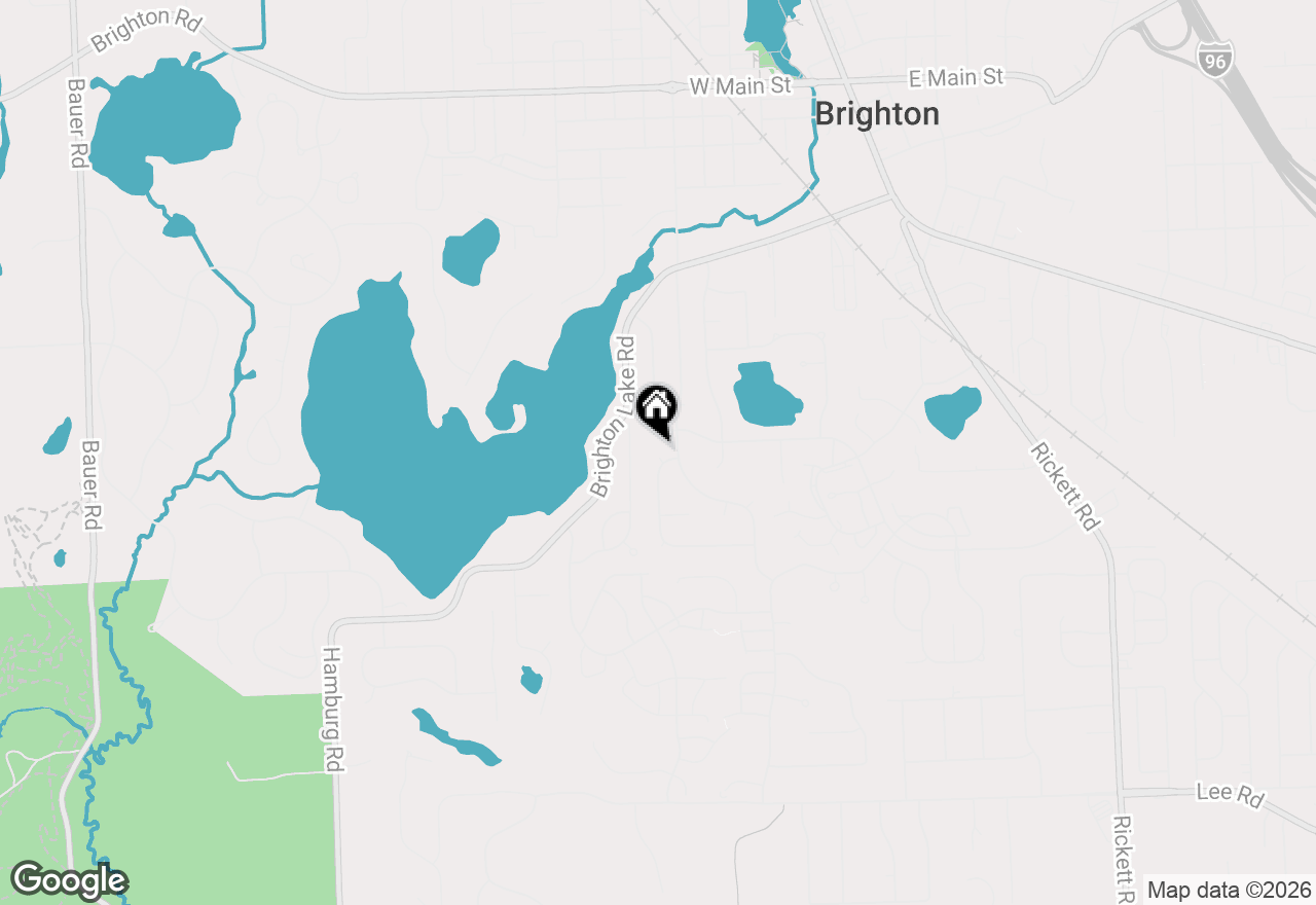 Map of 858 Alpine Drive, Brighton, MI 48116