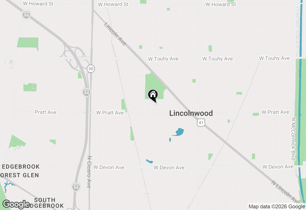 Map of 6833 N Lowell Avenue, Lincolnwood, IL 60712