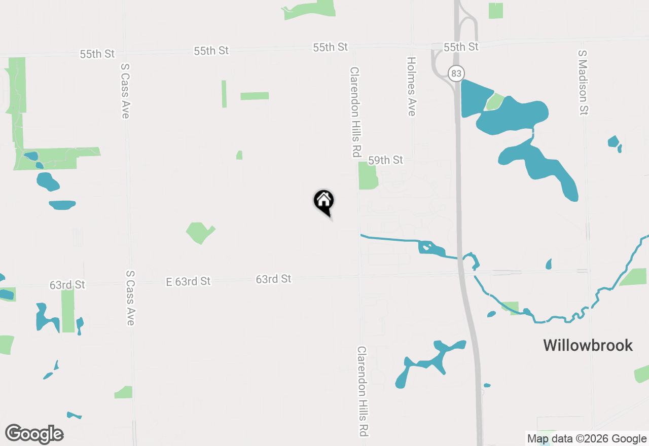 Map of 351 Willowood Lane, Willowbrook, IL 60527