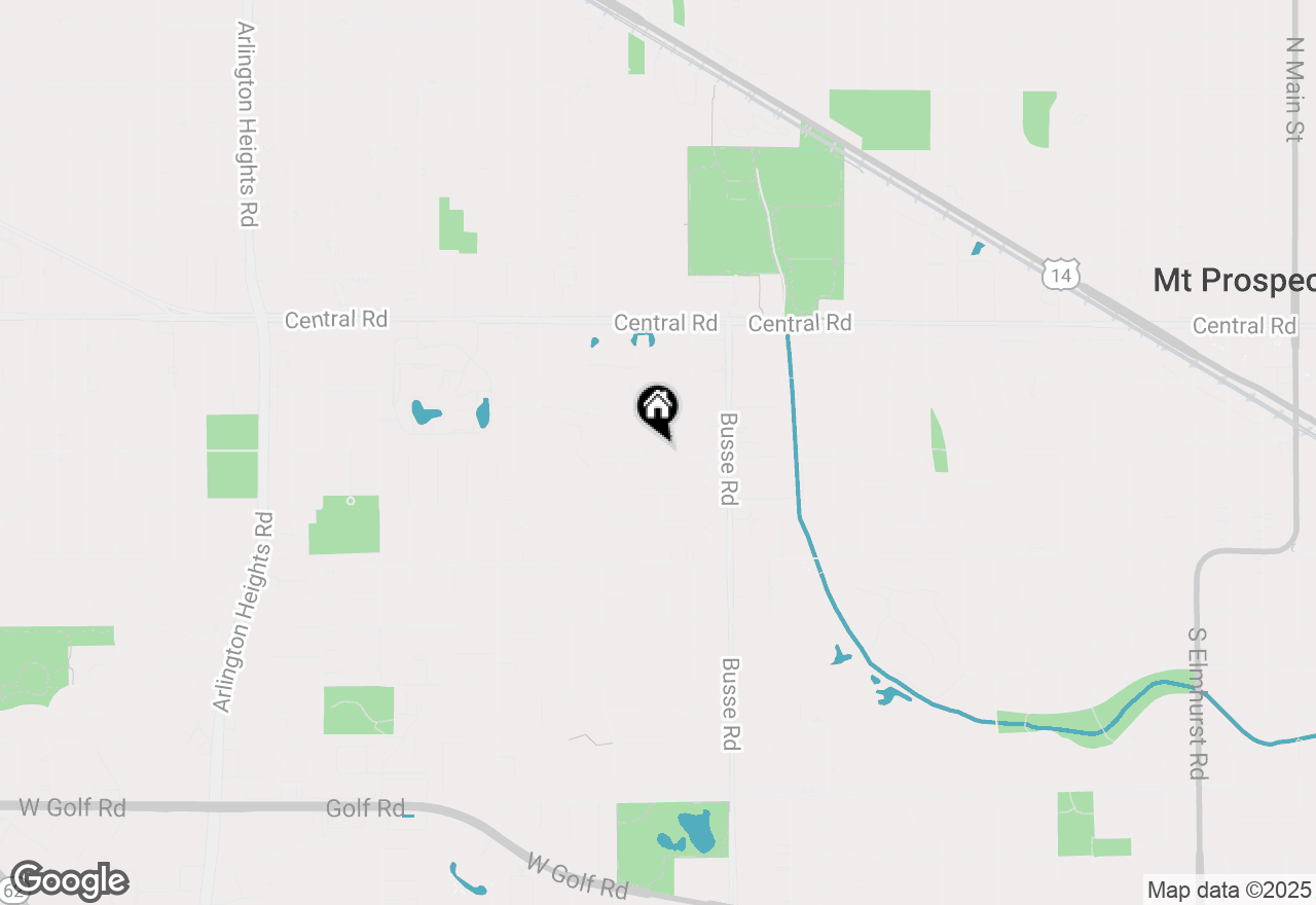 Map of 1722 Bonita Avenue, Mount Prospect, IL 60056