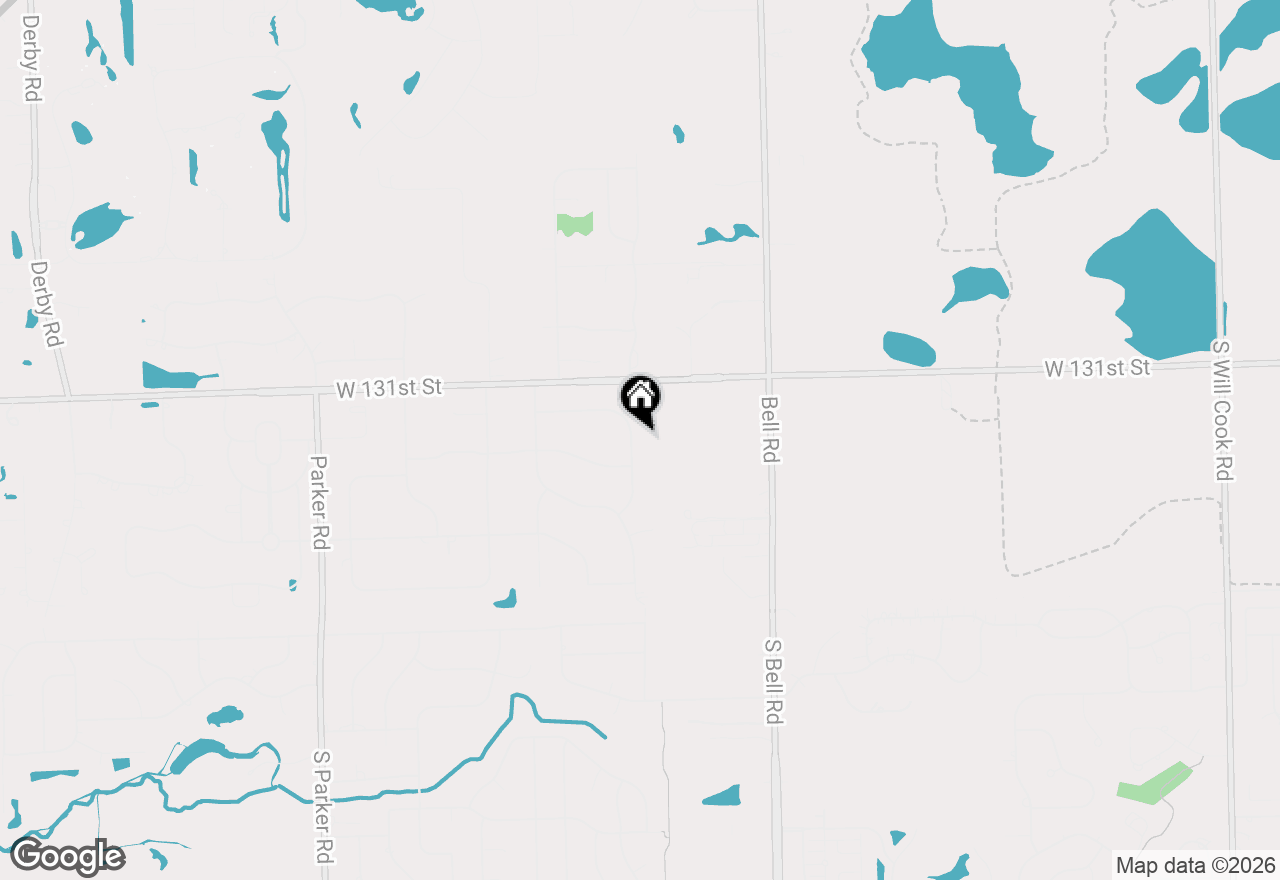 Map of 13201 Meadow Hill Lane, Lemont, IL 60439