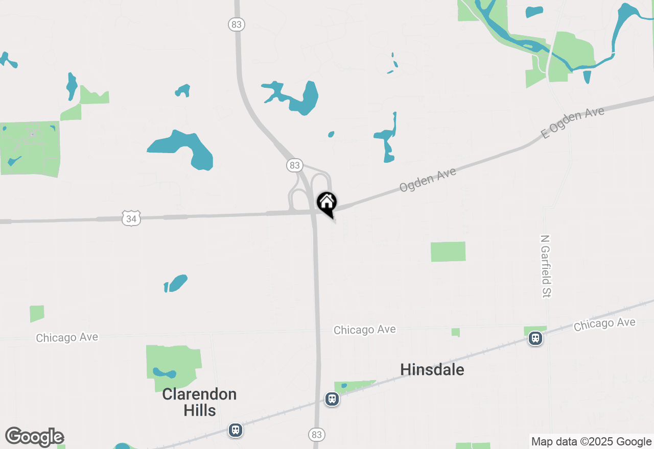 Map of 434 N Quincy Street, Hinsdale, IL 60521