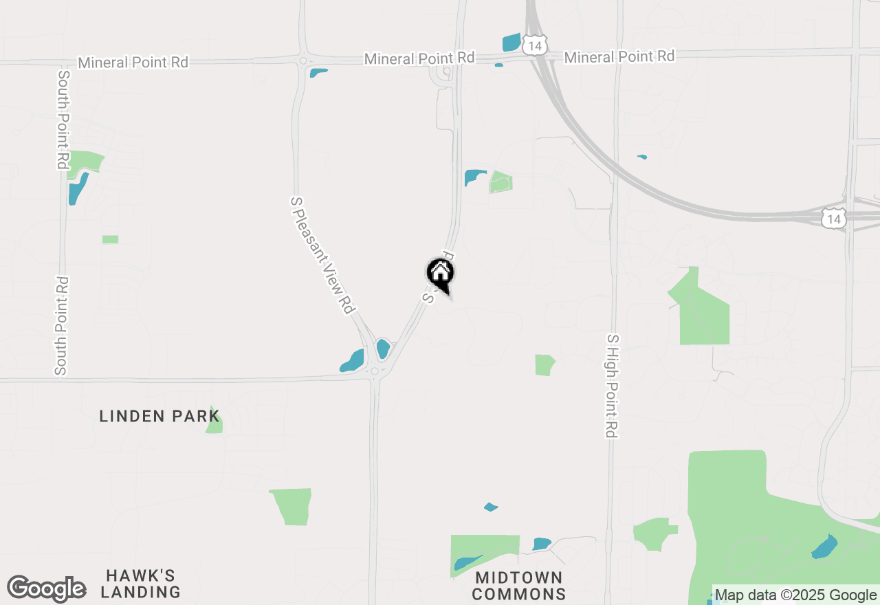 Map of 7111 Applewood Drive, Madison, WI 53719