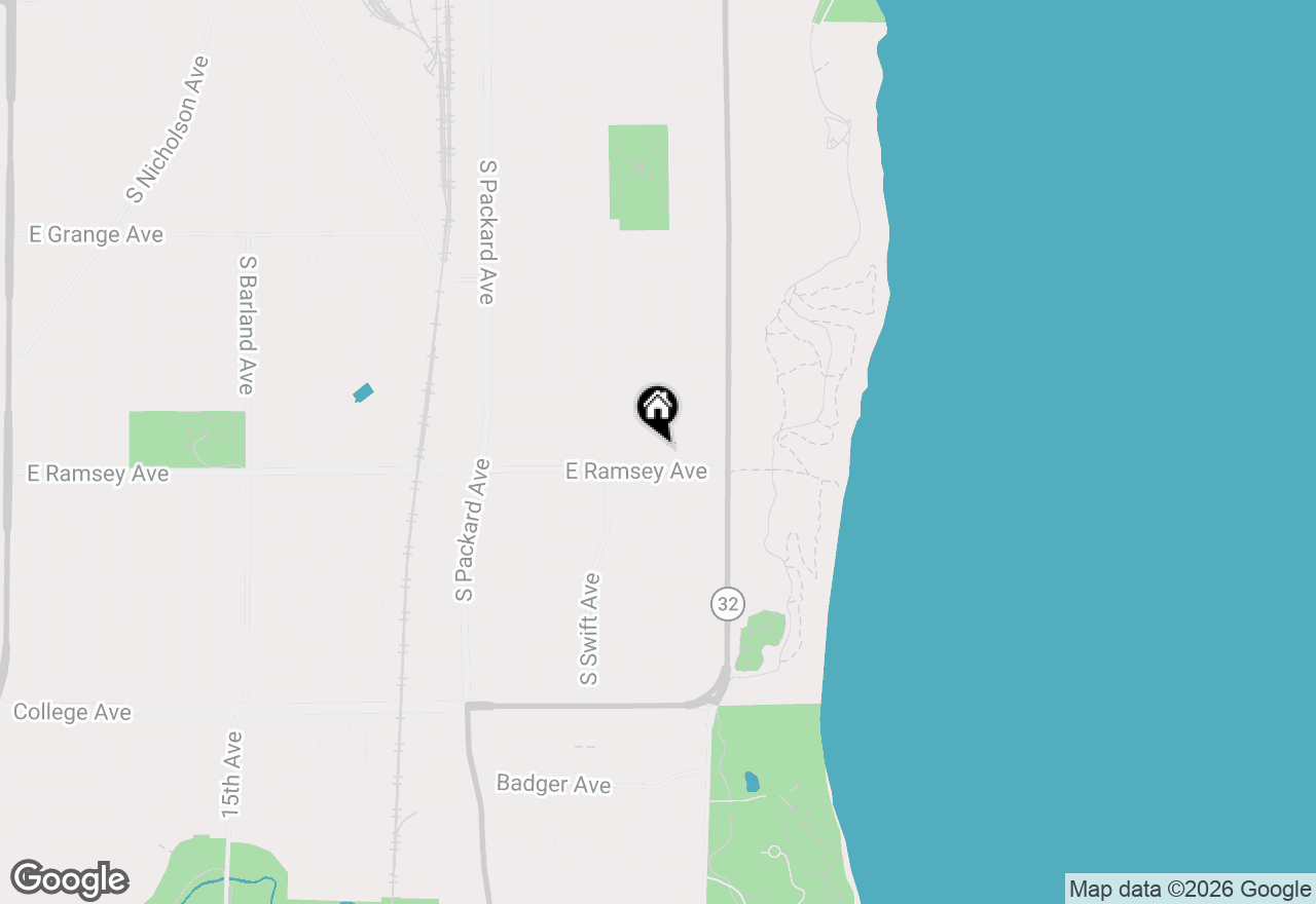 Map of 5863 S Hately Ave, Cudahy, WI 53110