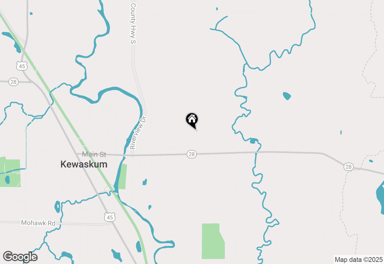Map of 920 Drumlin Dr #2, Kewaskum, WI 53040