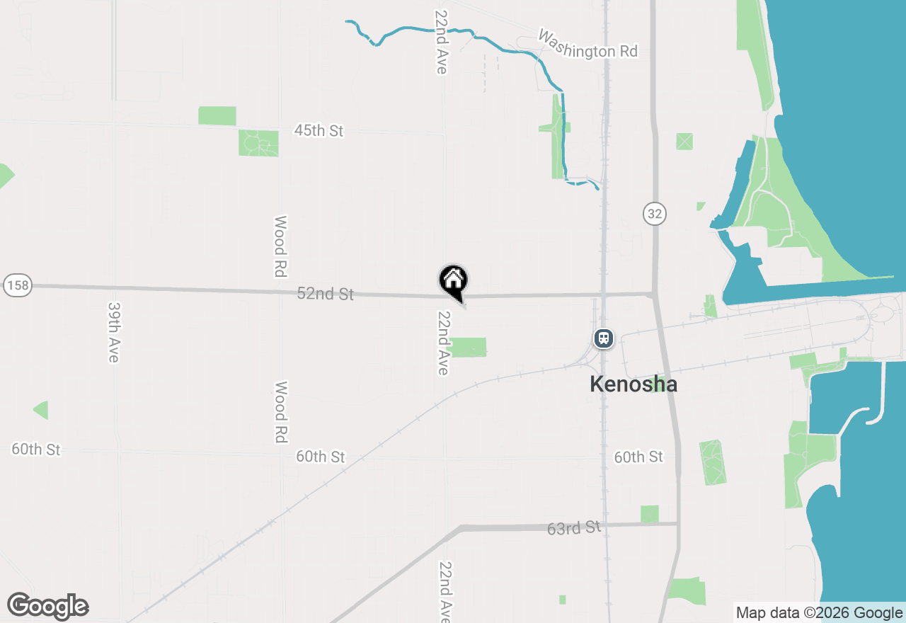Map of 2112 53rd St, Kenosha, WI 53140
