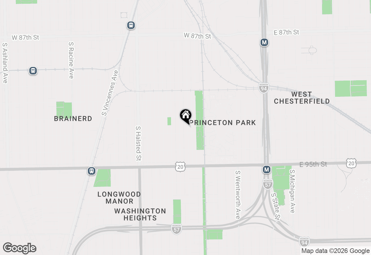 Map of 9240 S Normal Avenue, Chicago, IL 60620