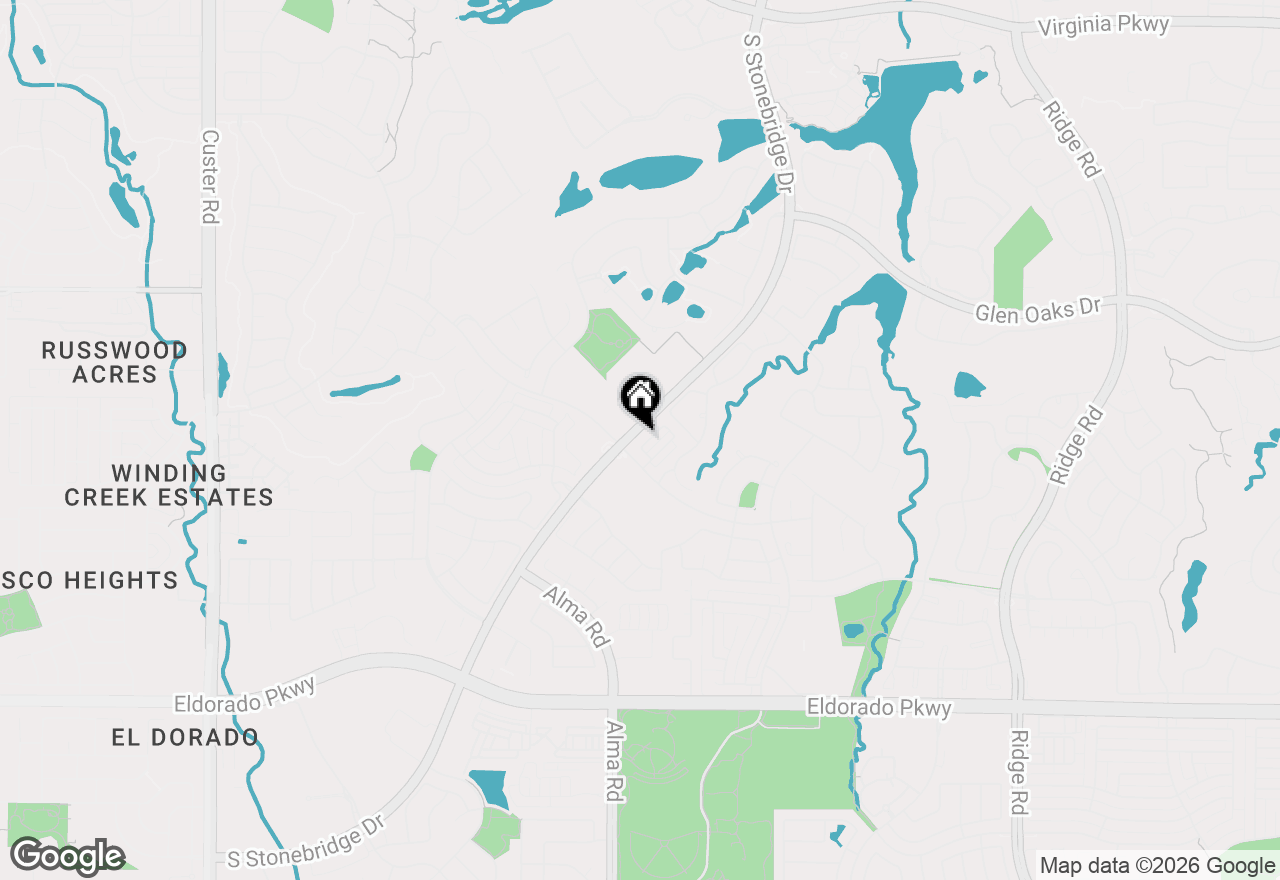 Map of 1920 Cortez Lane, Mckinney, TX 75072
