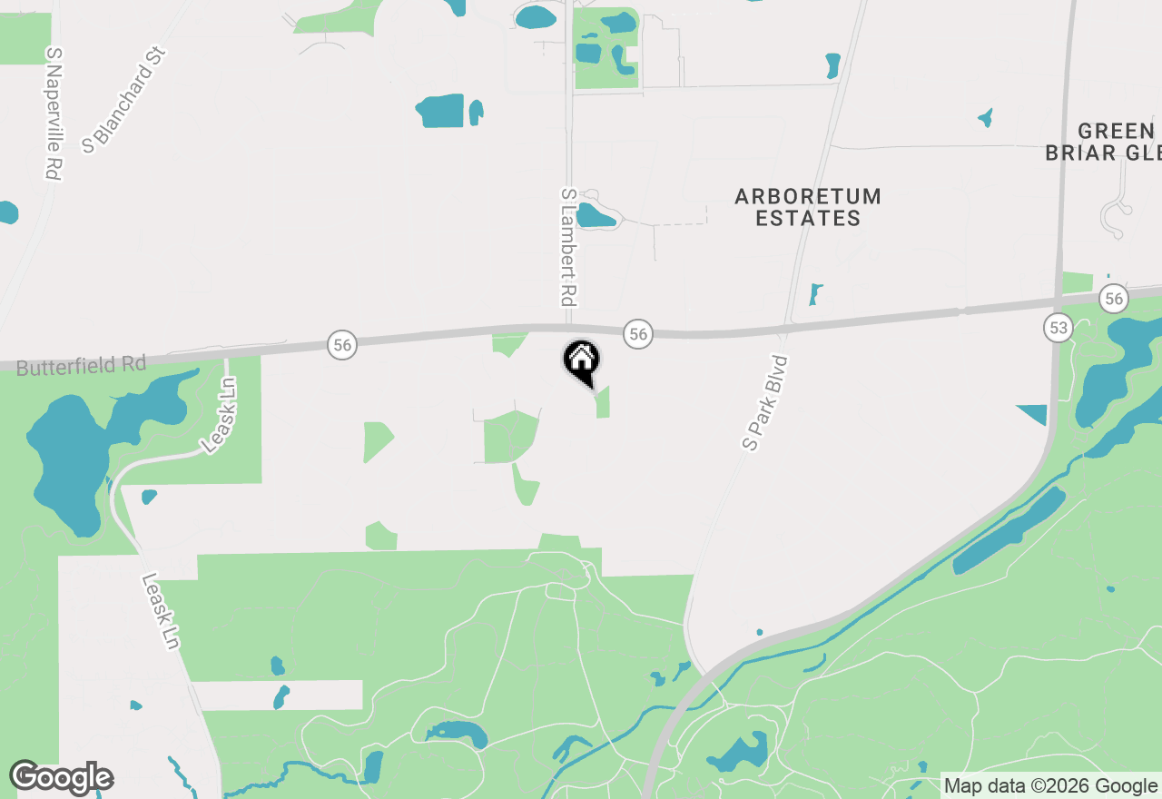 Map of 2176 Blacksmith Drive, Wheaton, IL 60189