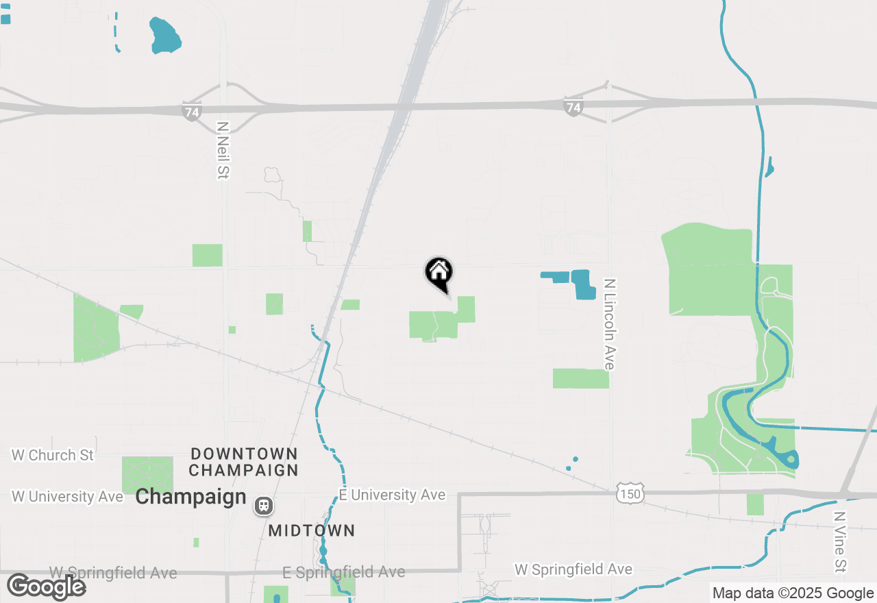 Map of 1006 N 6th Street, Champaign, IL 61820