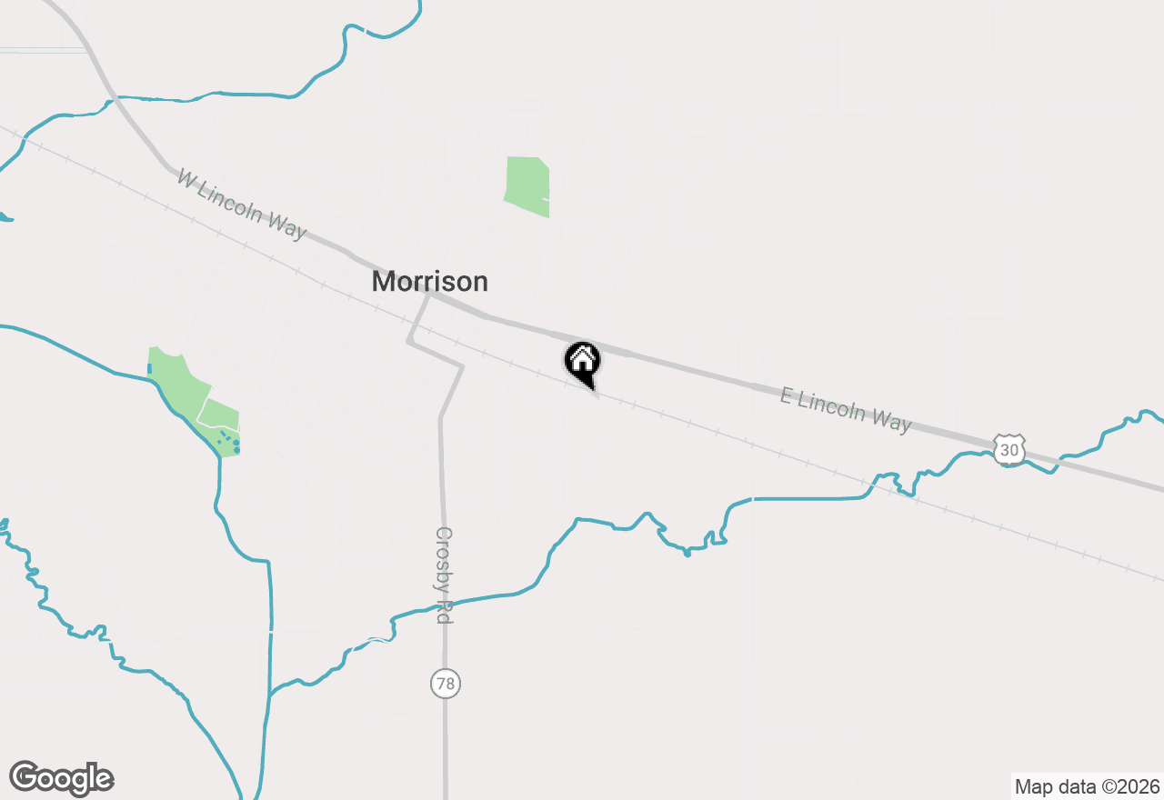 Map of 102 S Jackson Street, Morrison, IL 61270