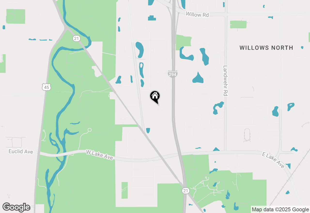 Map of 2032 Avalon Court, Northbrook, IL 60062