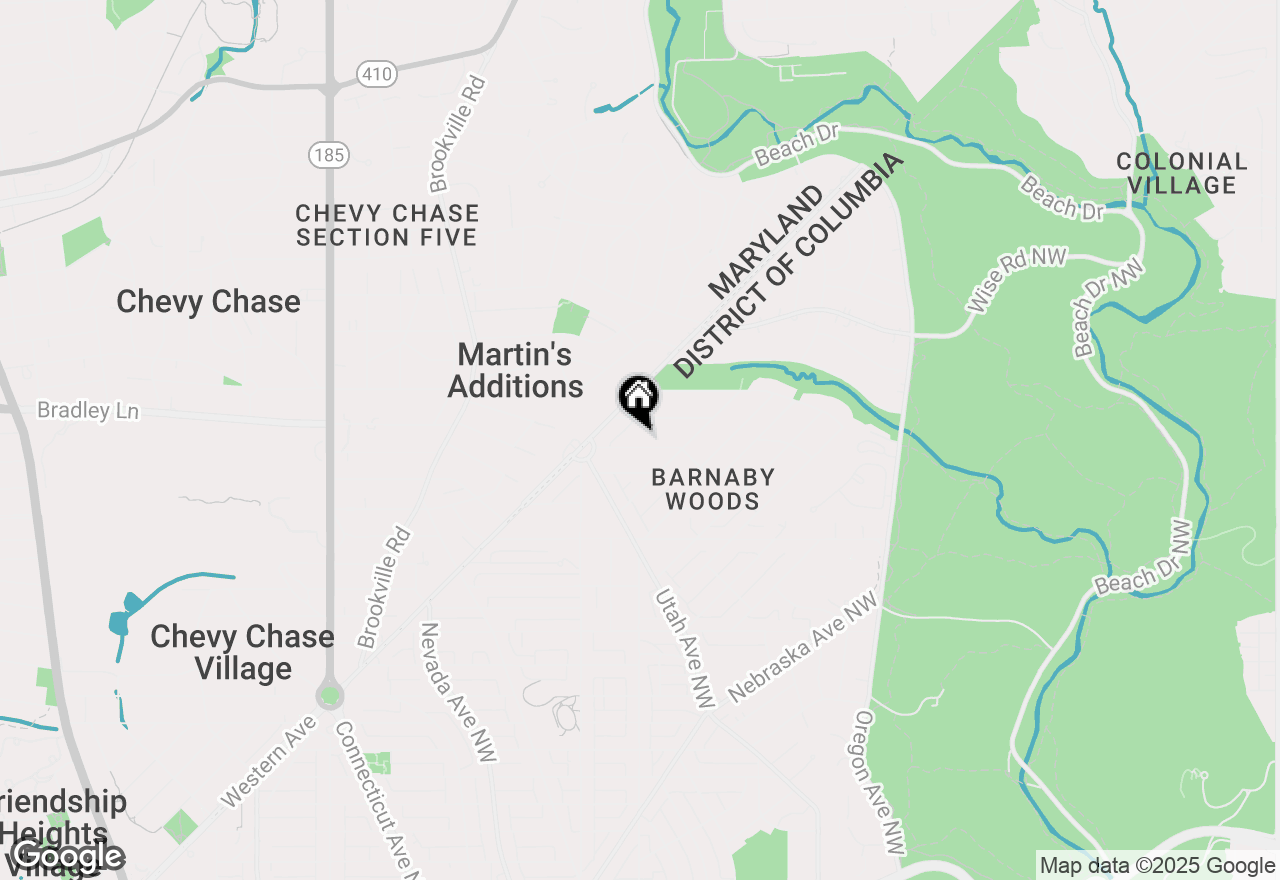 Map of 3273 Worthington Street Nw, Washington, DC 20015
