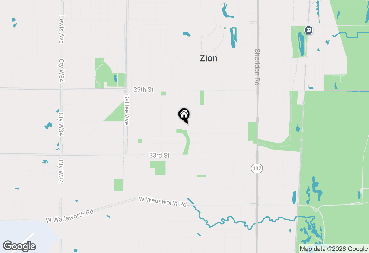 Map of 3106 Ezekiel Avenue, Zion, IL 60099