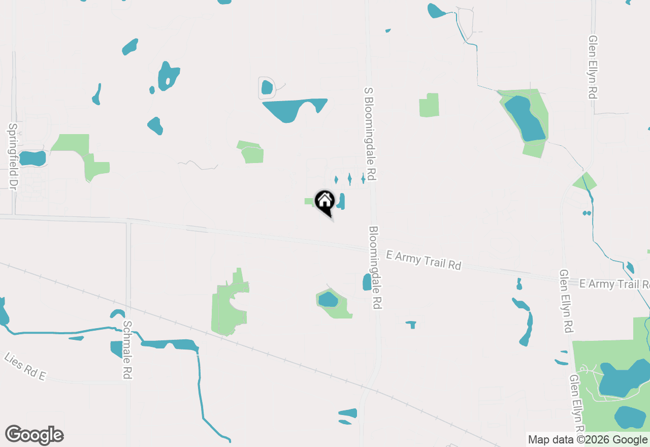Map of 139 E Lake Ridge Drive, Glendale Heights, IL 60139