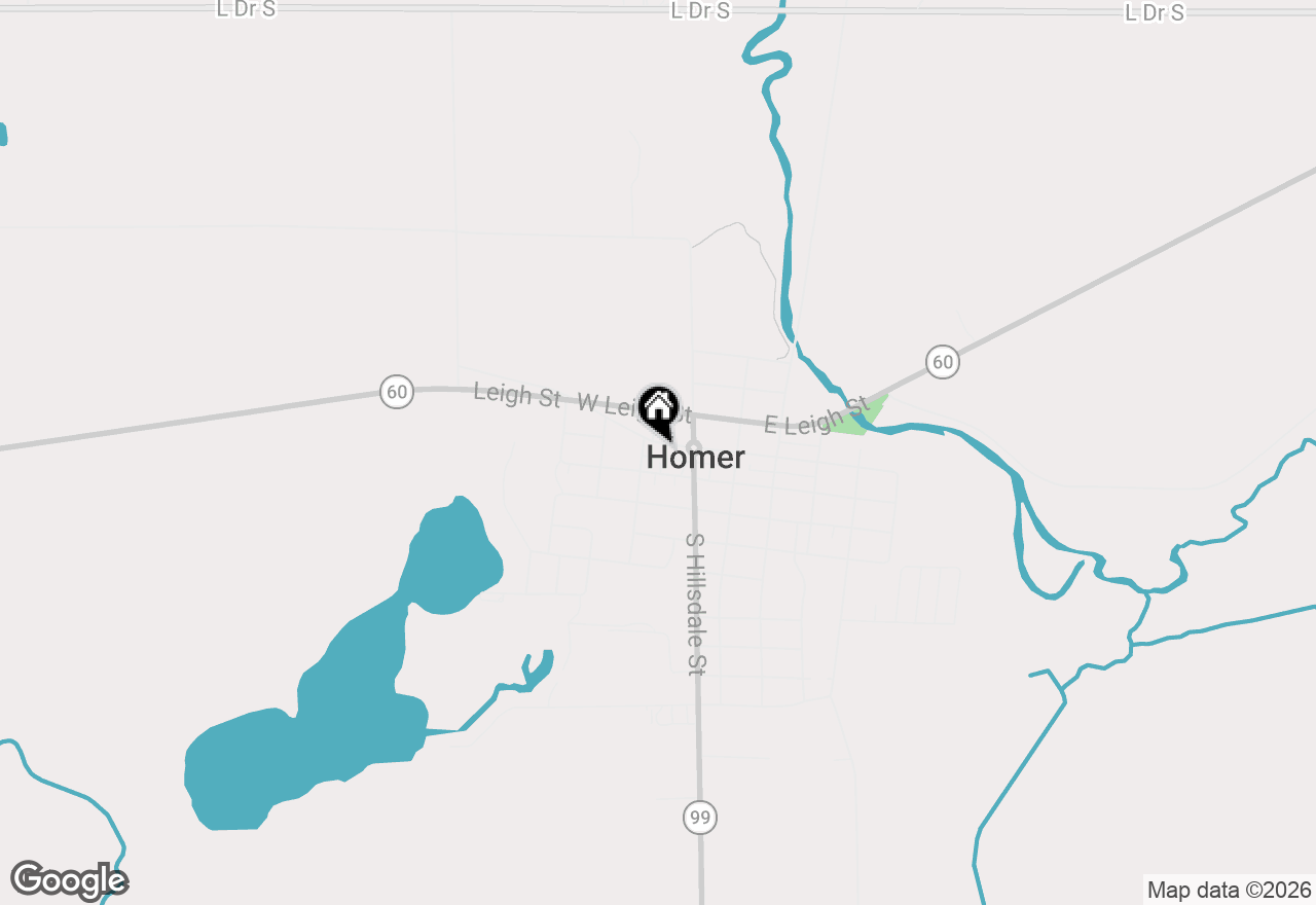 Map of 219 W Main Street, Homer, MI 49245
