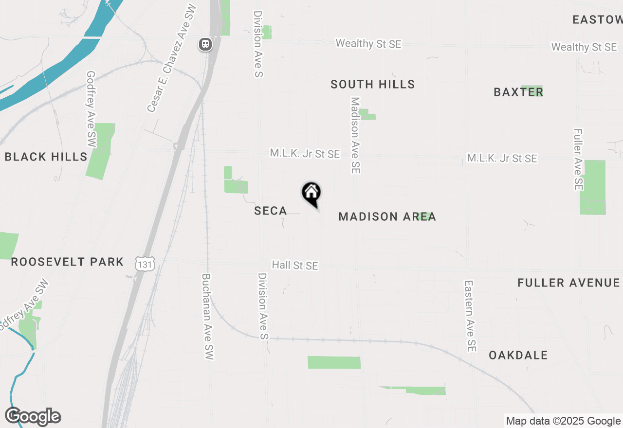 Map of 1039 Cass Avenue Se, Grand Rapids, MI 49507