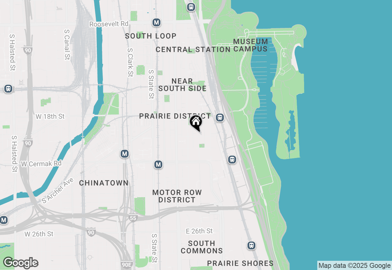 Map of 232 E Cullerton Street, Chicago, IL 60616