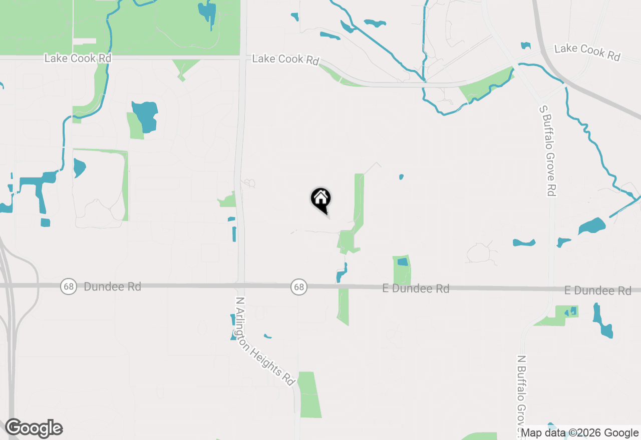 Map of 852 Beechwood Road, Buffalo Grove, IL 60089