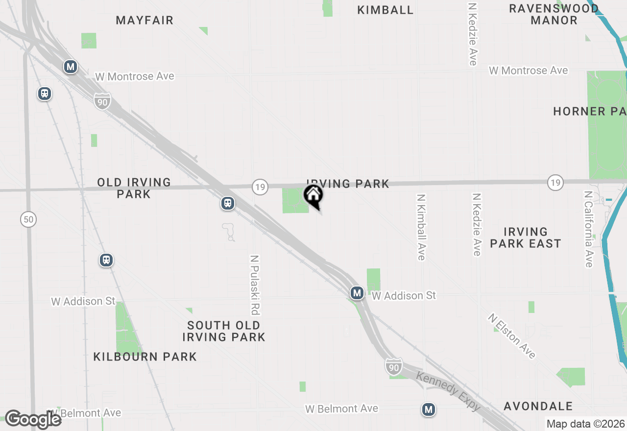 Map of 3753 W Byron Street #3, Chicago, IL 60618