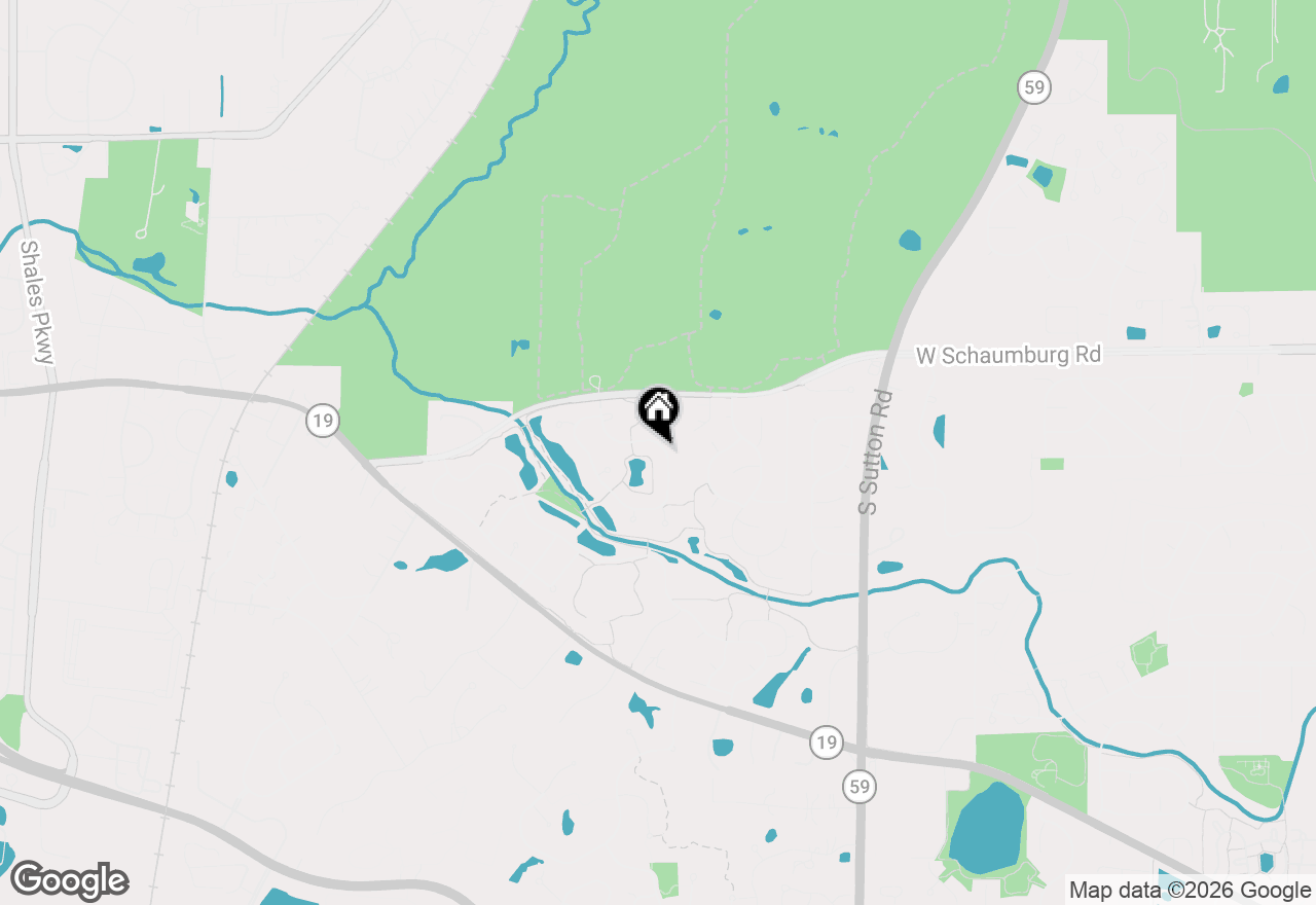 Map of 145 Rosewood Drive, Streamwood, IL 60107