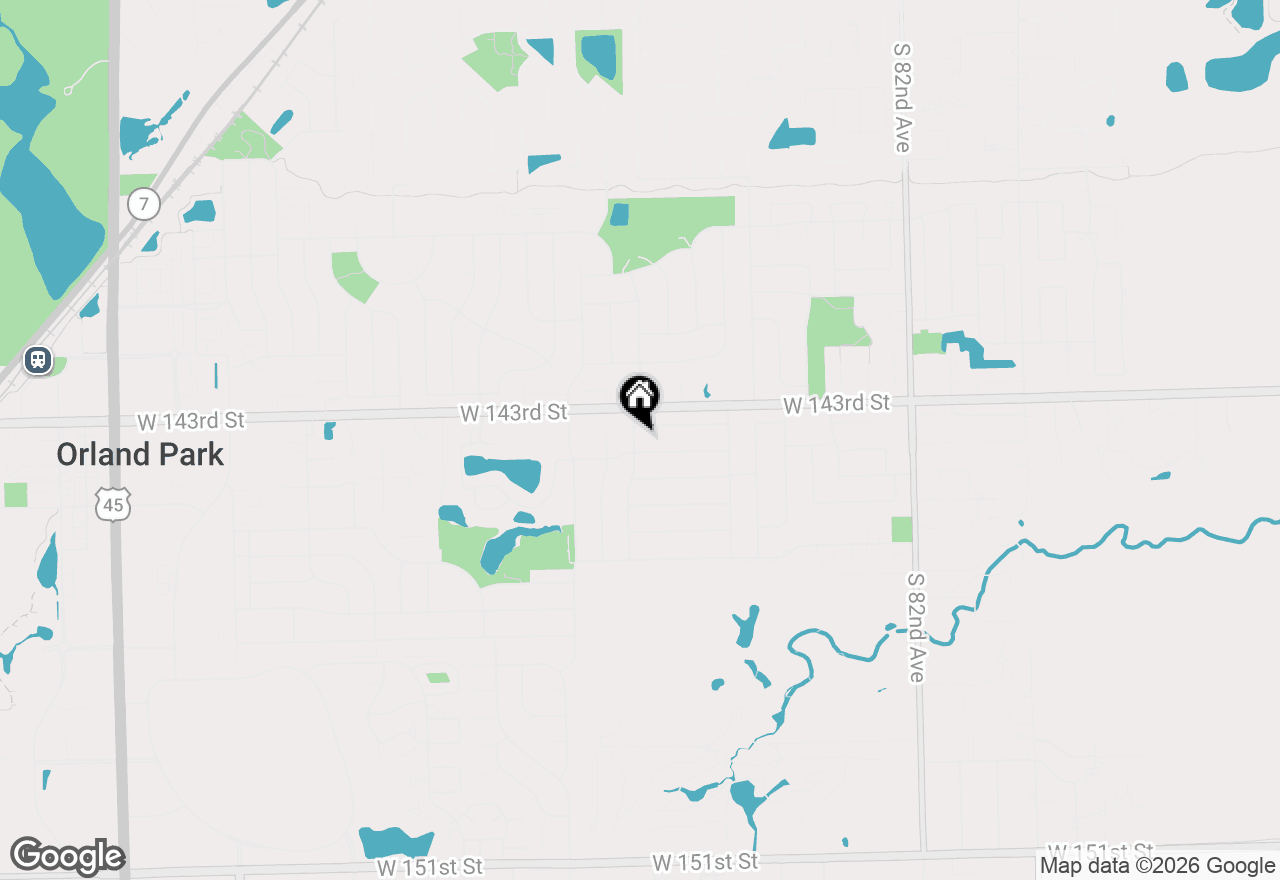 Map of 14337 S 87th Avenue, Orland Park, IL 60462