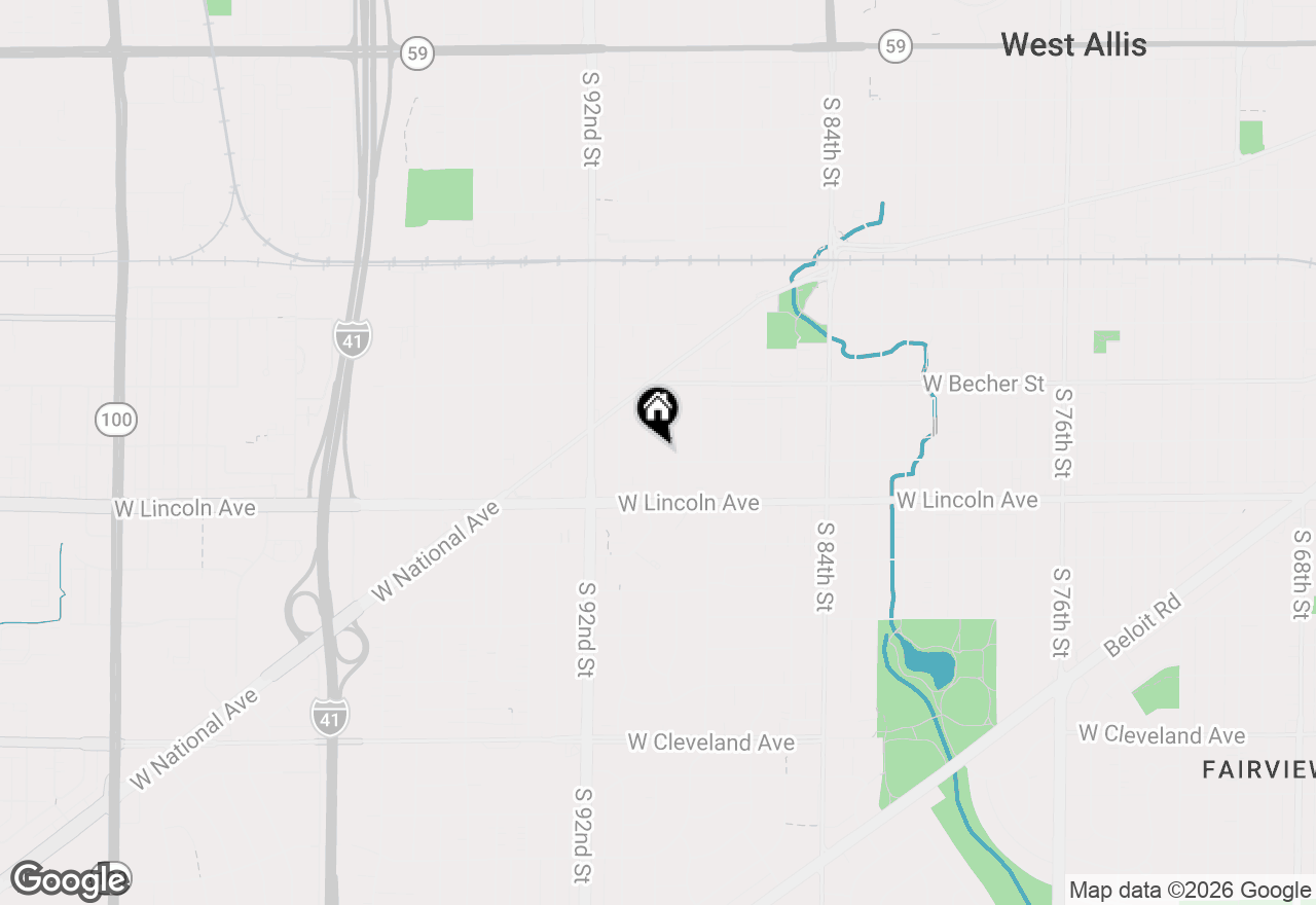 Map of 2180 S 90th St, West Allis, WI 53227