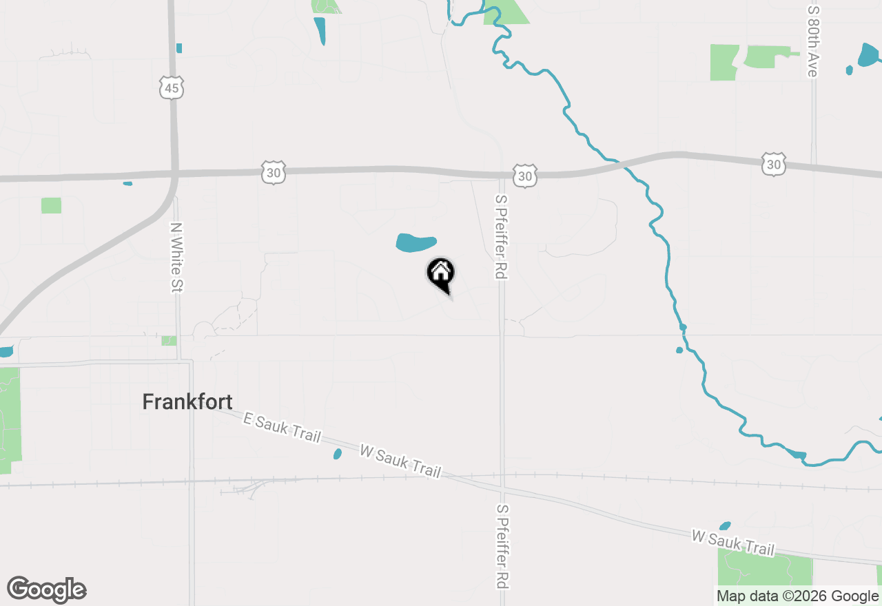 Map of 8948 Charrington Drive, Frankfort, IL 60423