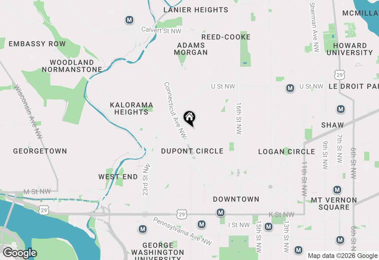 Map of 1630 19th Street Nw #C, Washington, DC 20009