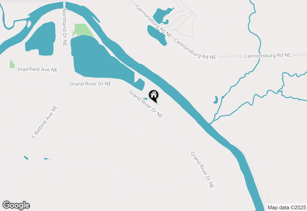 Map of 4243 Riverlands Court Ne, Grand Rapids, MI 49525