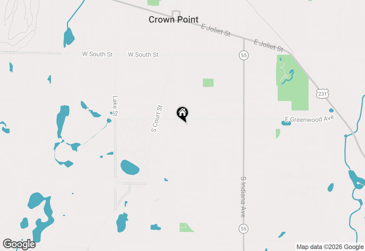 Map of 718 S Main Street, Crown Point, IN 46307