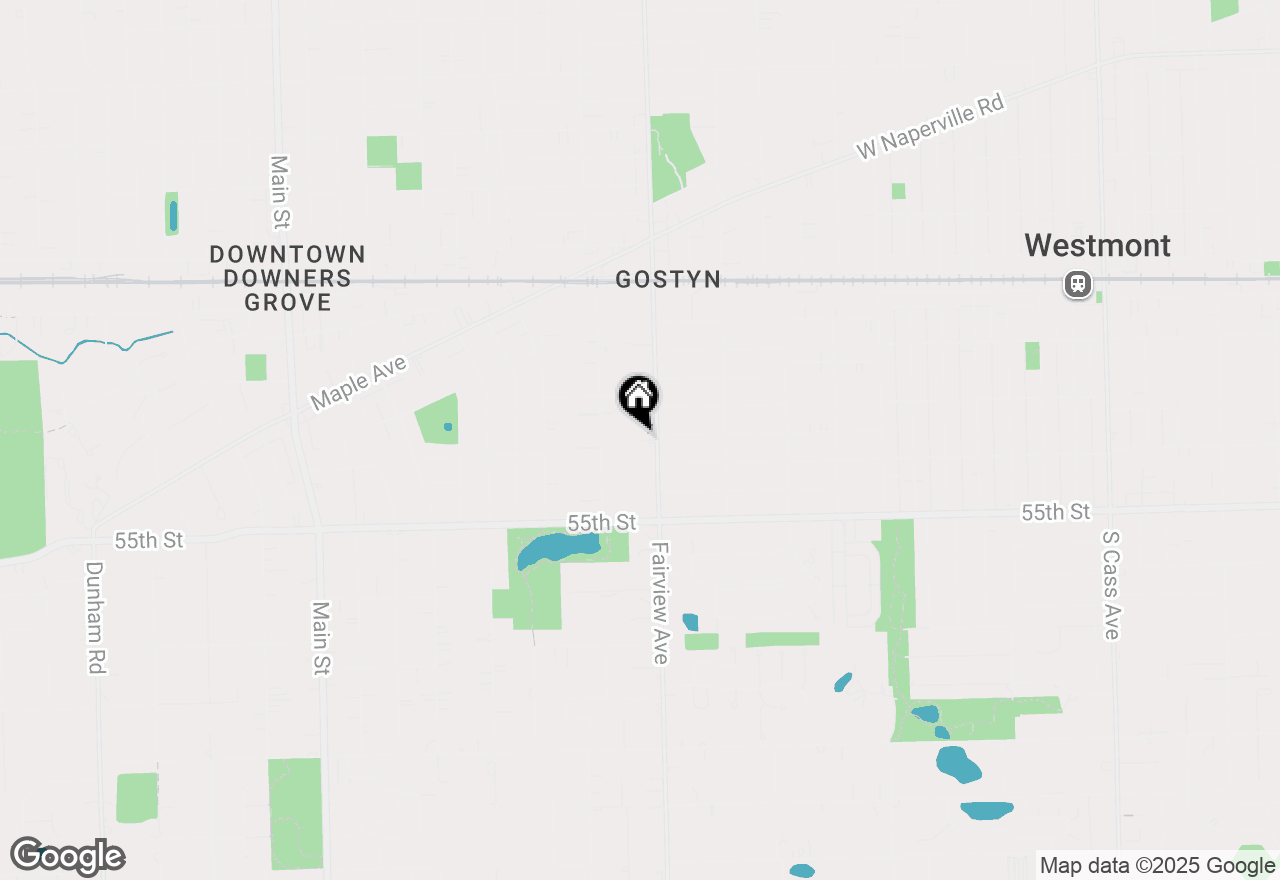 Map of 5316 Fairview Avenue, Downers Grove, IL 60515
