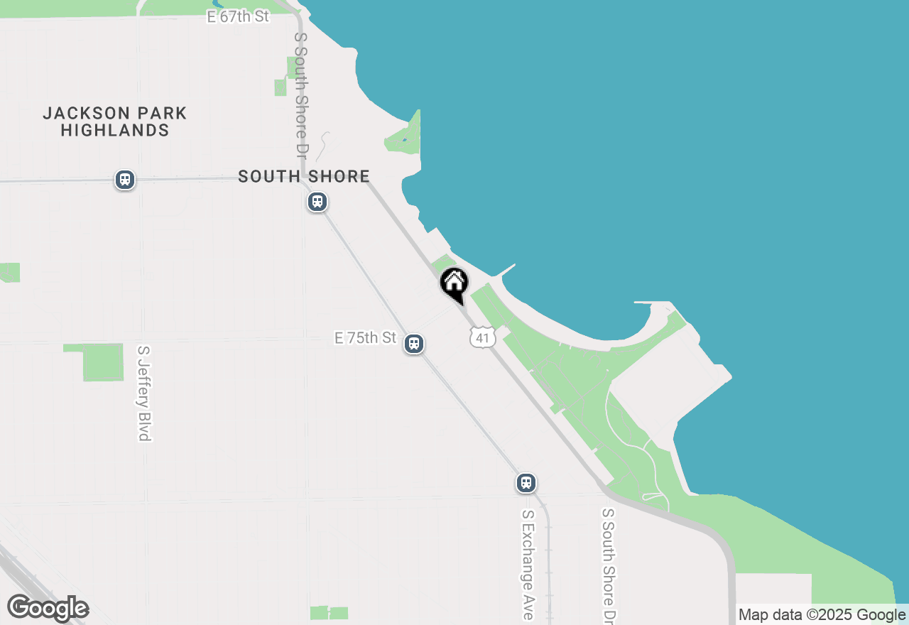 Map of 7500 S South Shore Drive #316, Chicago, IL 60649