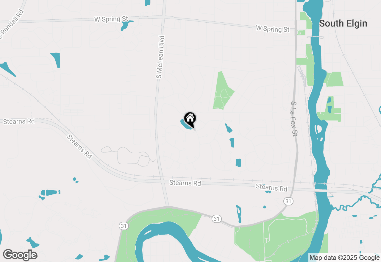 Map of 1024 N Camden Lane, South Elgin, IL 60177