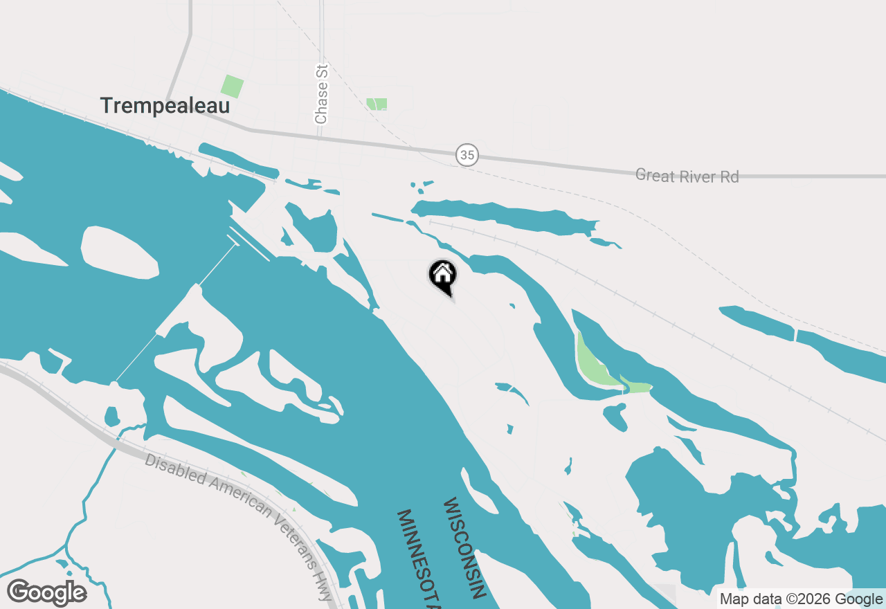 Map of Lot 0 Catfish Dr, Trempealeau, WI 54661